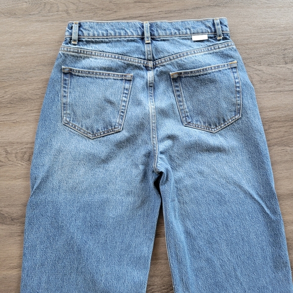 Boyish Charley Wide Leg Cropped Jeans in Greed Wash Size 25 - Picture 14 of 16